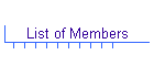 List of Members