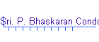 Sri. P. Bhaskaran Condolence